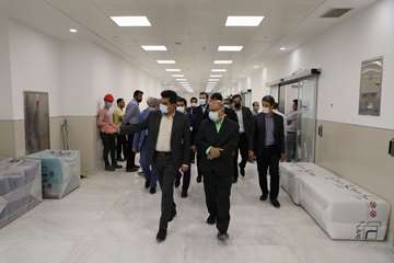 بازدید رئیس دانشگاه علوم پزشکی شهید بهشتی از مرکز جامع سرطان بیمارستان برکت